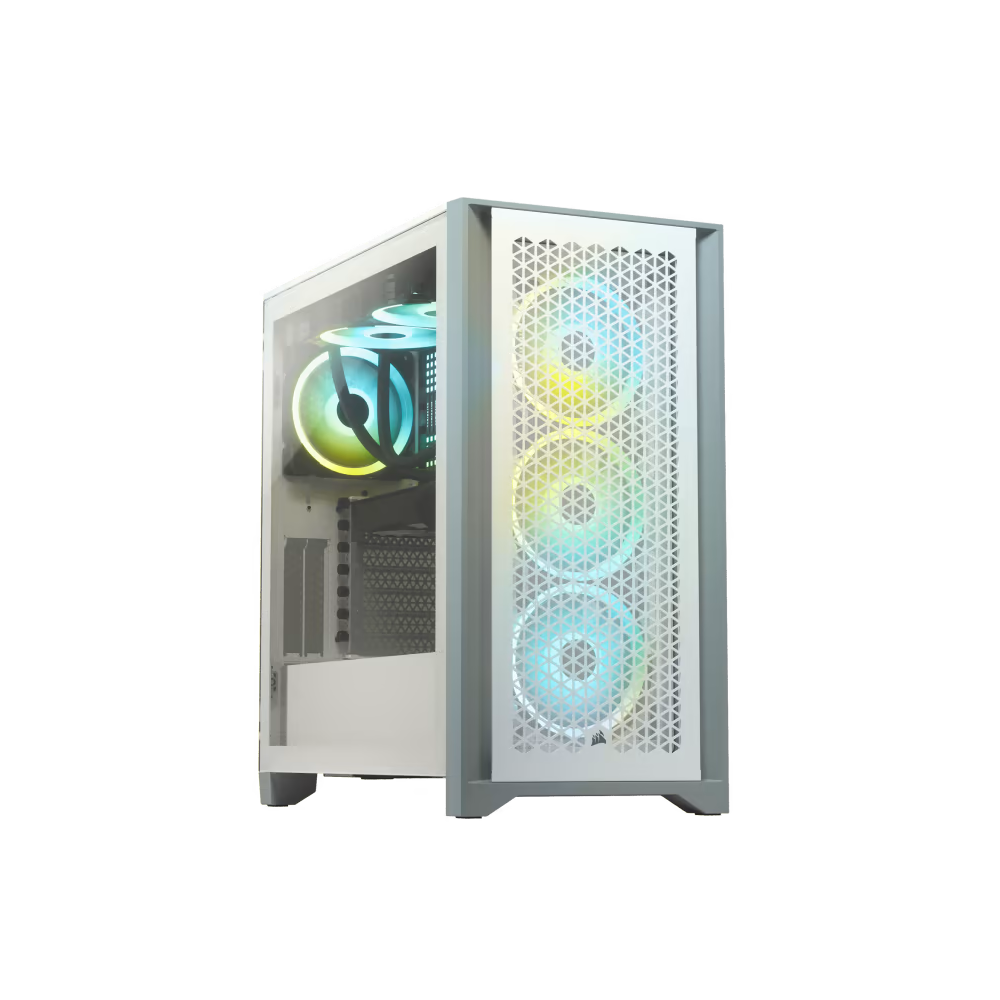 Corsair BKC-1201 4000D Airflow Tempered Glass Mid-Tower Bilgisayar Kasa Beyaz CC-9011201-WW 