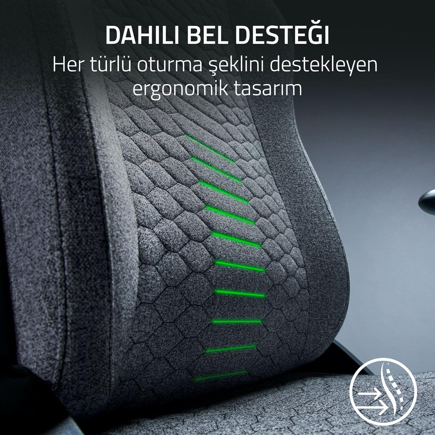 Razer İskur V2 X Açık Gri Oyuncu Koltuğu RZ38-05310200-R3G1