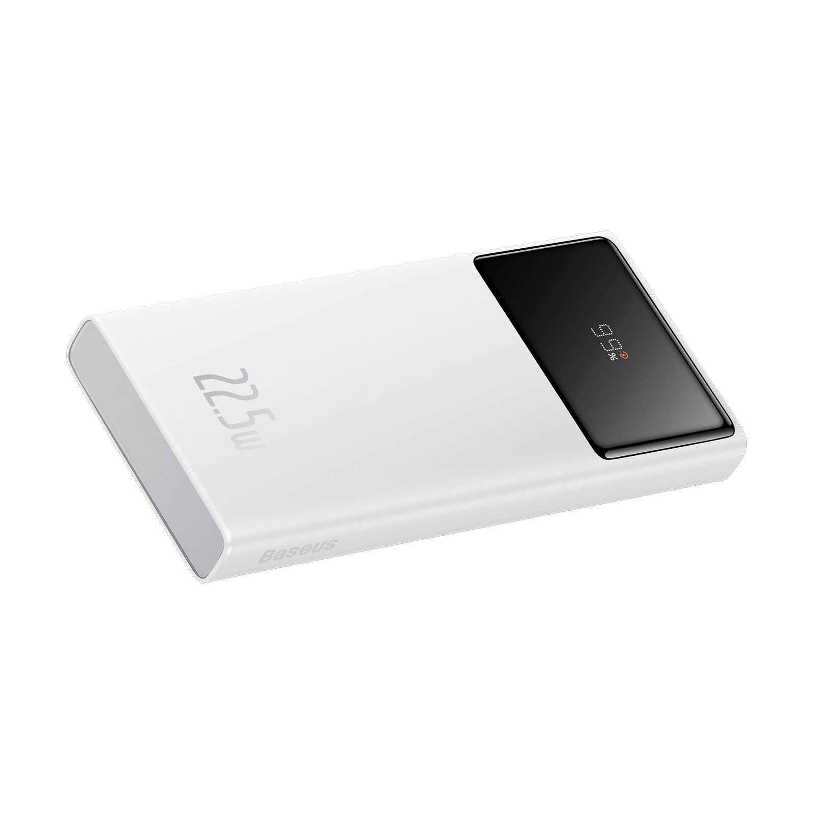 Baseus Star-Lord Overseas Edition 22.5W 10.000 mAh Dijital Ekranlı Powerbank - Beyaz