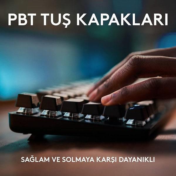 LOGITECH G413 SE AYDINLATMALI TAM BOYUTLU TÜRKÇE Q MEKANİK OYUN KLAVYESİ - SİYAH 920-010556