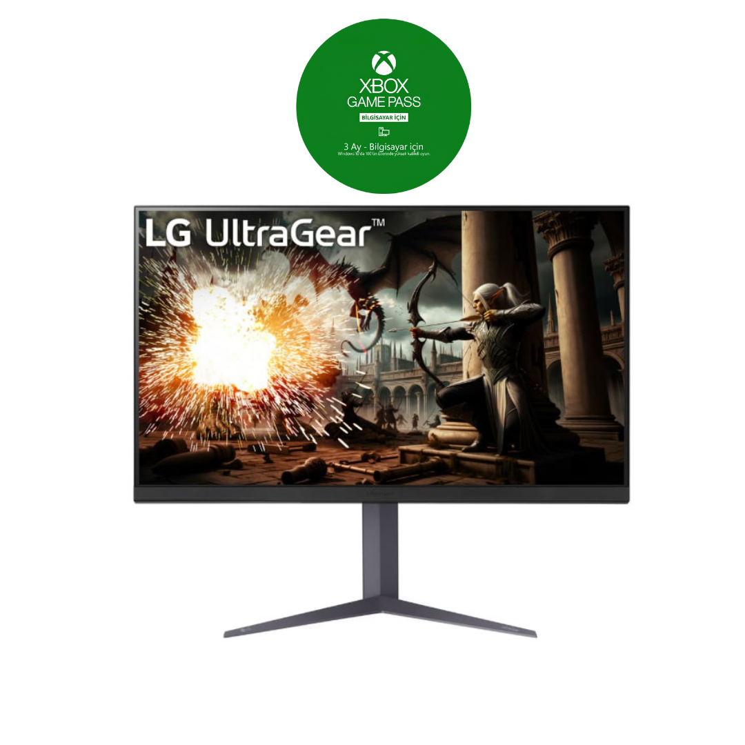 LG 32” UltraGear™ QHD IPS 180Hz Oyun Monitörü | 1ms (GtG), DisplayHDR™ 400 (32GS75Q-B)