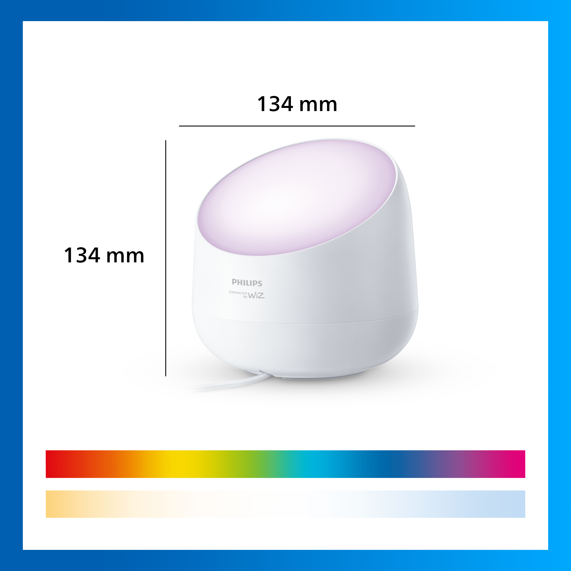 Philips Smart Lighting Squire Lite Akıllı Masa Lambası - Beyaz - Google Home, Alexa, HomeKit ve Matter uyumlu