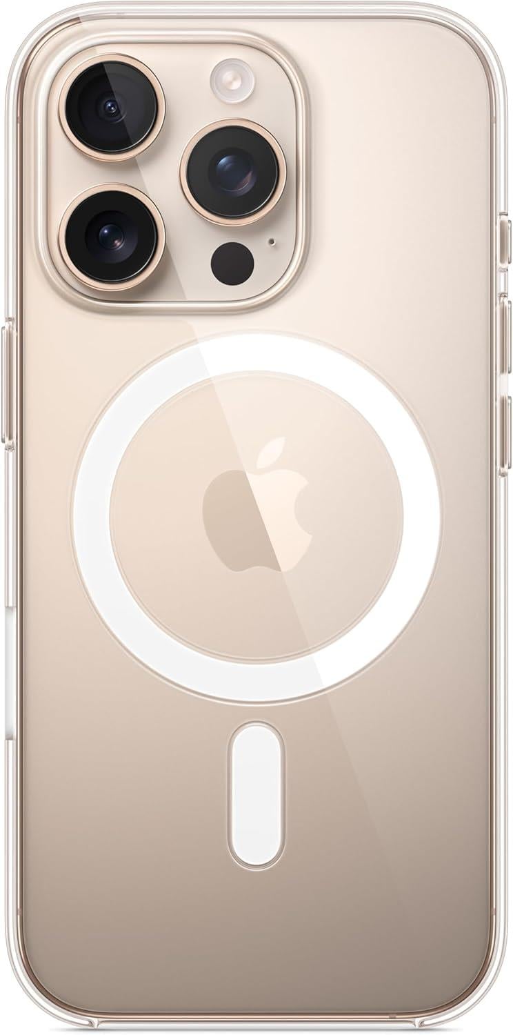 Apple iPhone 16 Pro için MagSafe özellikli Şeffaf Kılıf ​​​​​​​
