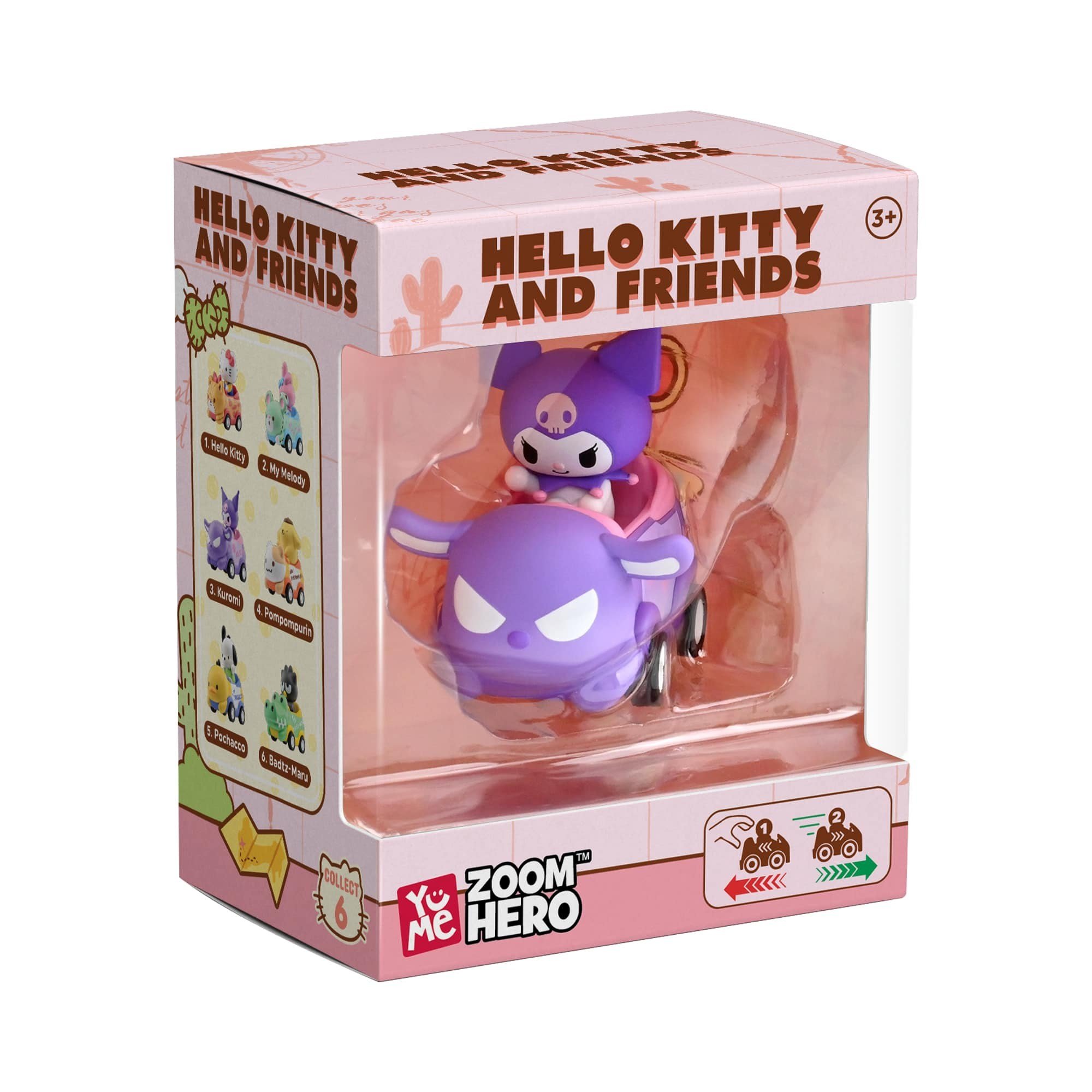 Yume Hello Kitty and Friends Zoom Hero Window Box Kuromi
