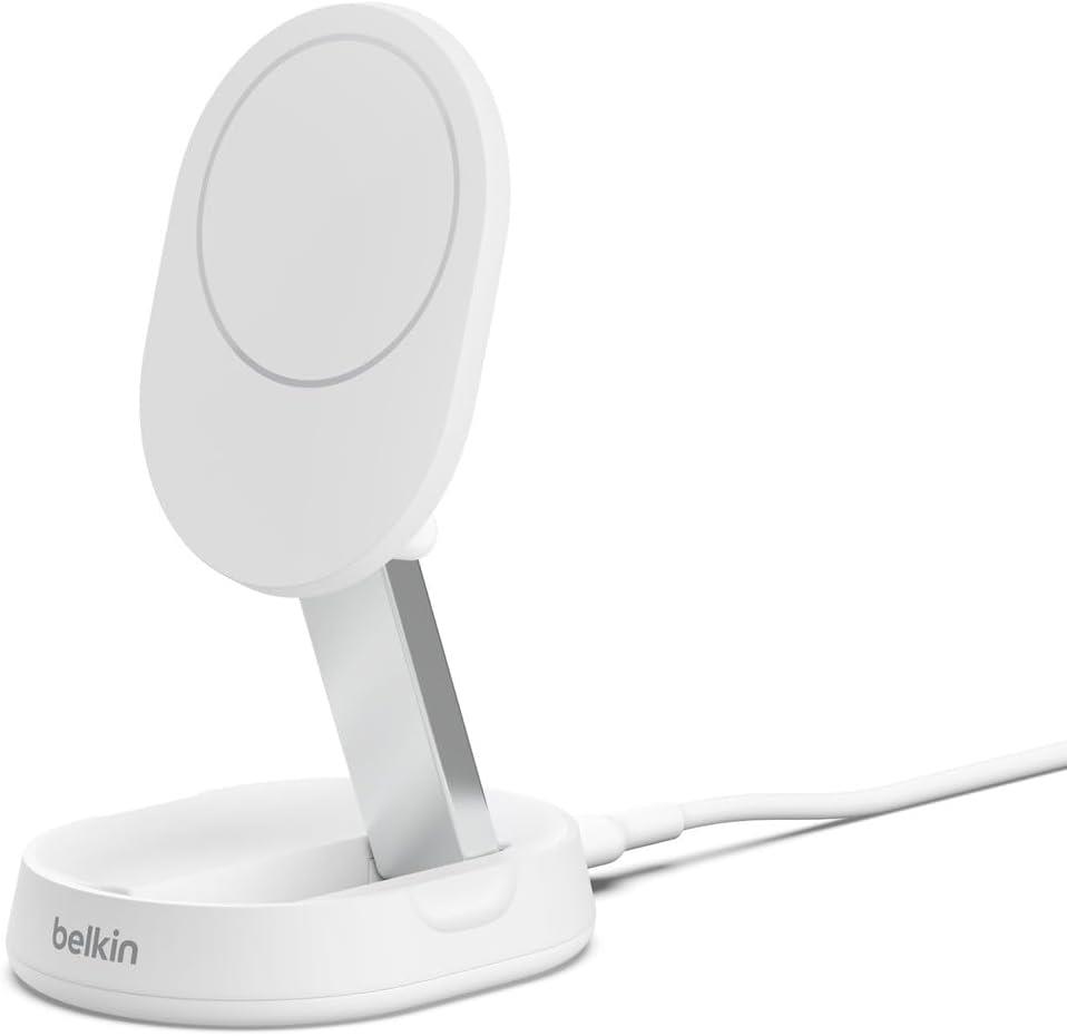Belkin BoostCharge Pro MagSafe Katlanabilir Manyetik Kablosuz Şarj Cihazı 15W Qi2 Şarj Standı
