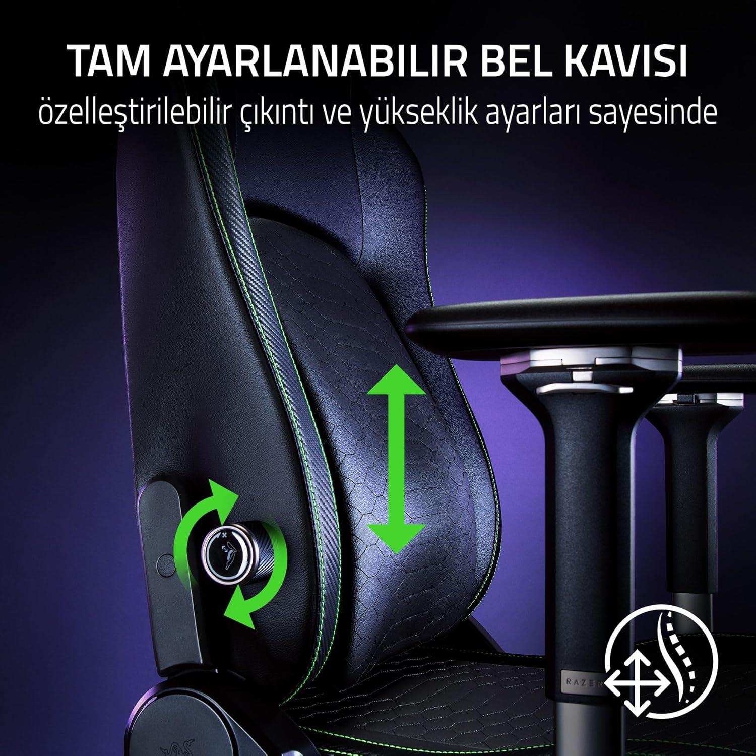 Razer İskur V2 Oyuncu Koltuğu Yeşil RZ38-04900100-R3G1