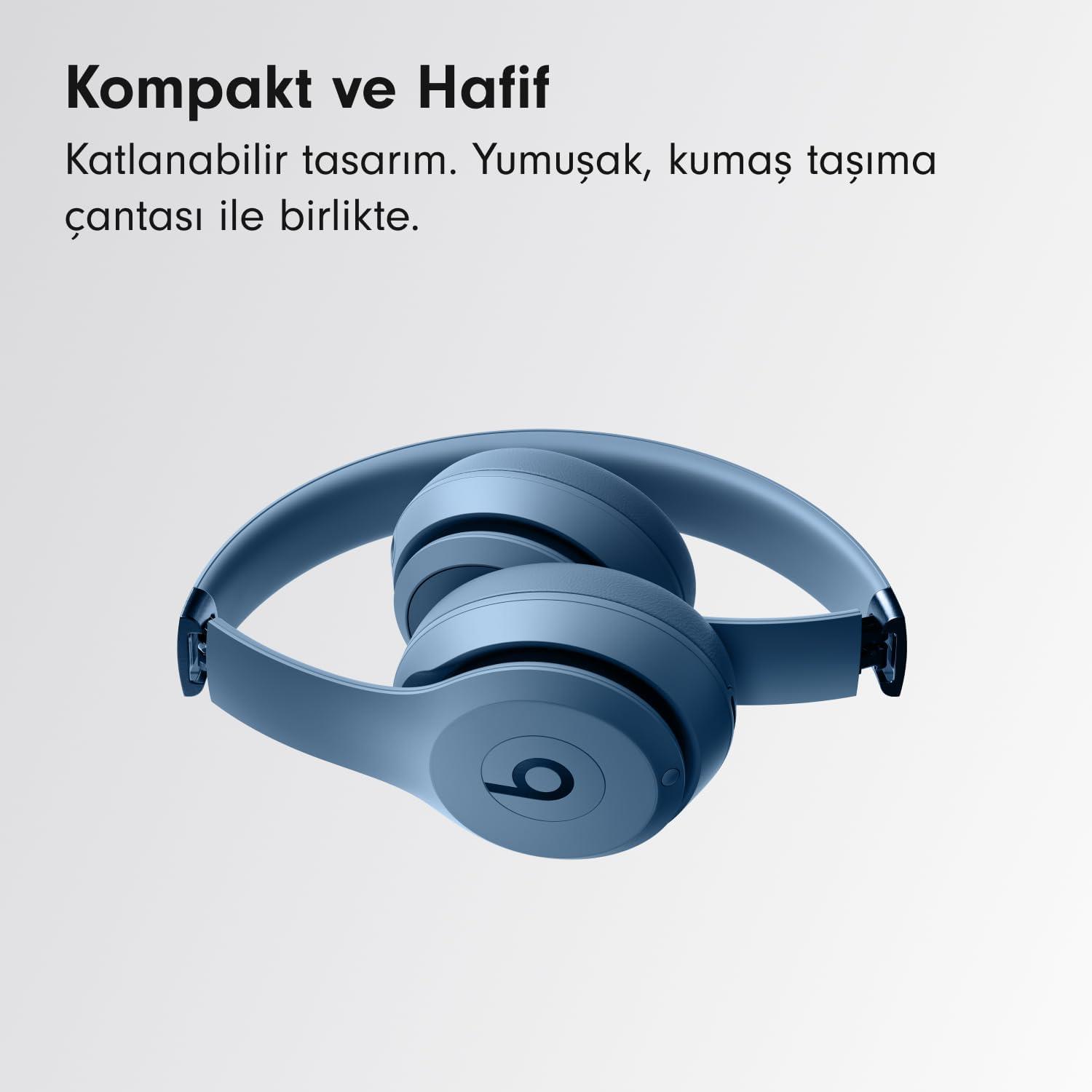Beats Solo 4  Kablosuz Bluetooth Kulak Üstü Kulaklık - Arduvaz Mavisi