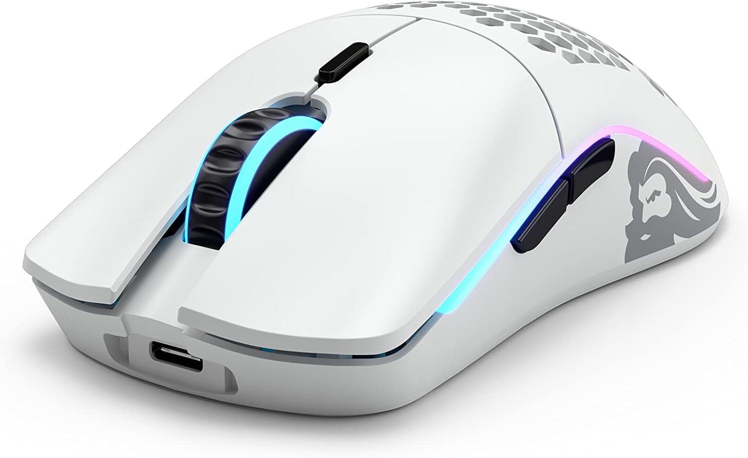 Glorious Model O Kablosuz Gaming Mouse Mat – Beyaz (GLRGLO-MS-OW-MW)