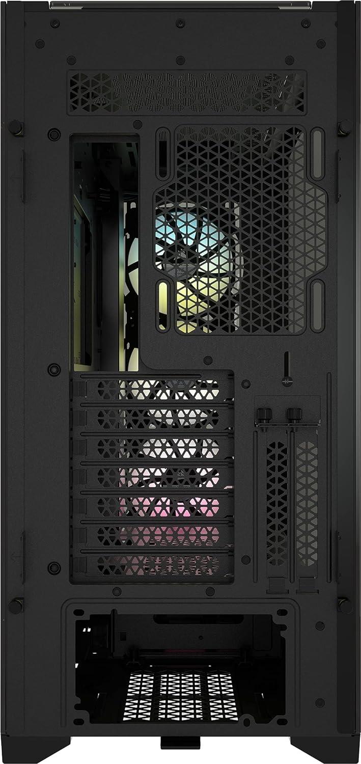Corsair Icue 5000X Tamperli Cam Yan Panel Mid Tower Bilgısayar Kasası Siyah CC-9011212-WW