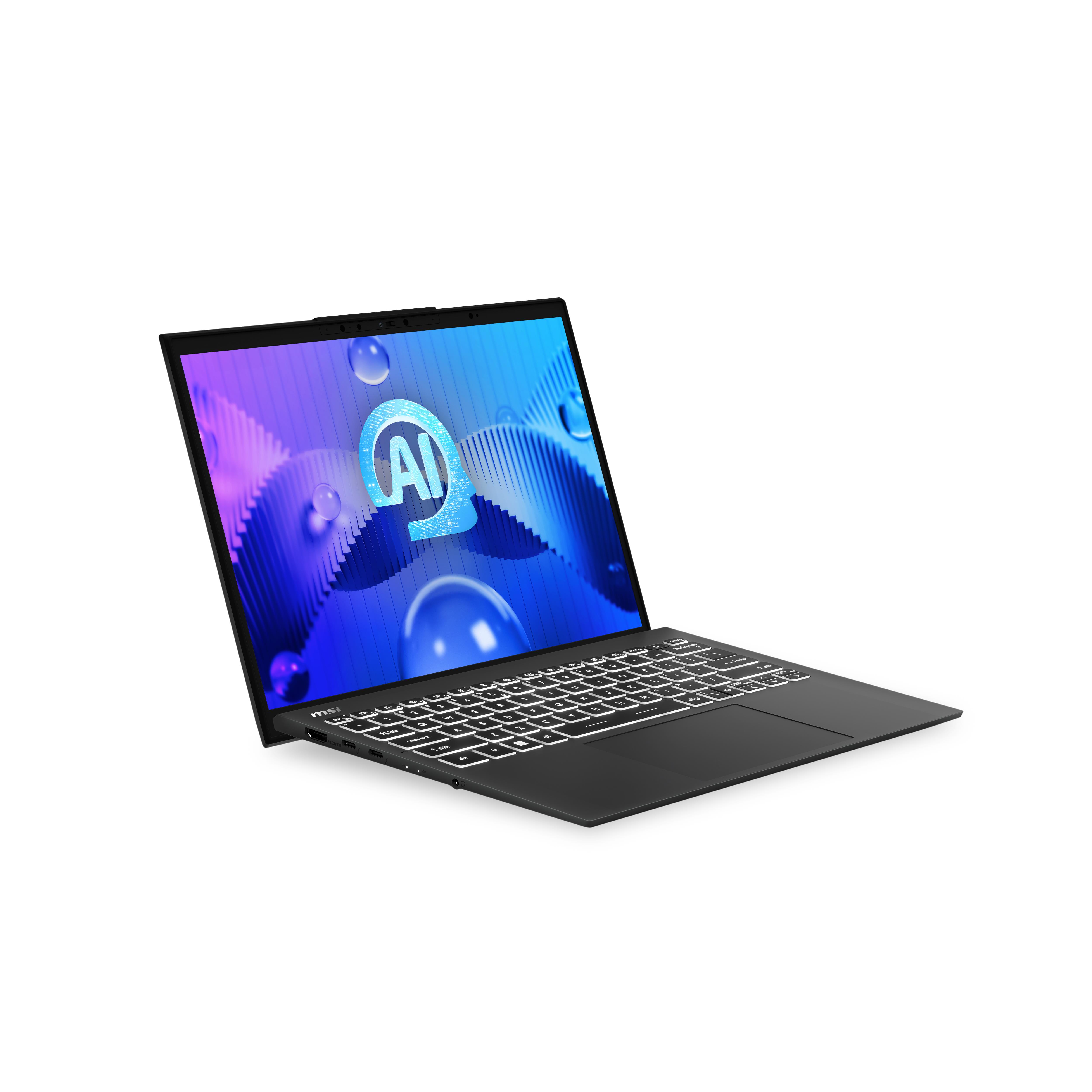 MSI NB PRESTIGE 13 AI EVO A1MG-022TR ULTRA 7 155H 16GB LPDDR5 UMA 1TB SSD 13.3 QHD+ W11 OLED GRI