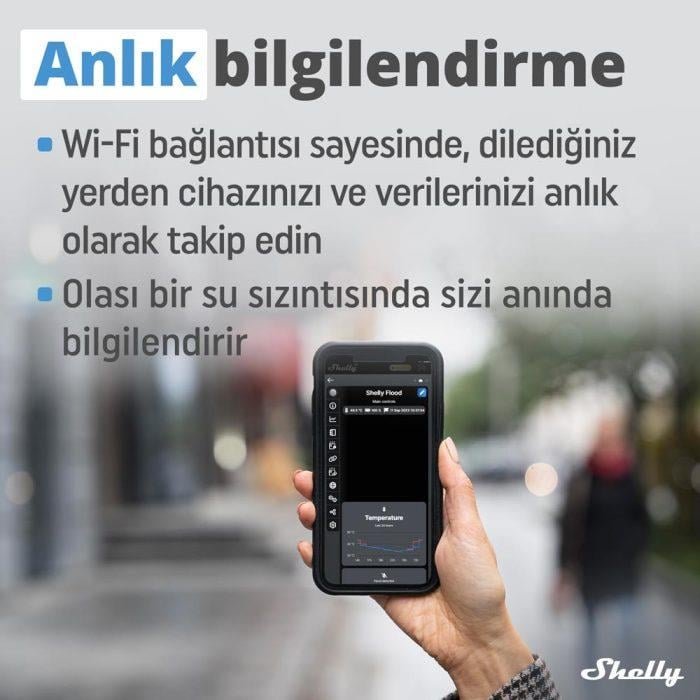 Shelly Flood Su Baskını ve Sıcaklık Sensörü