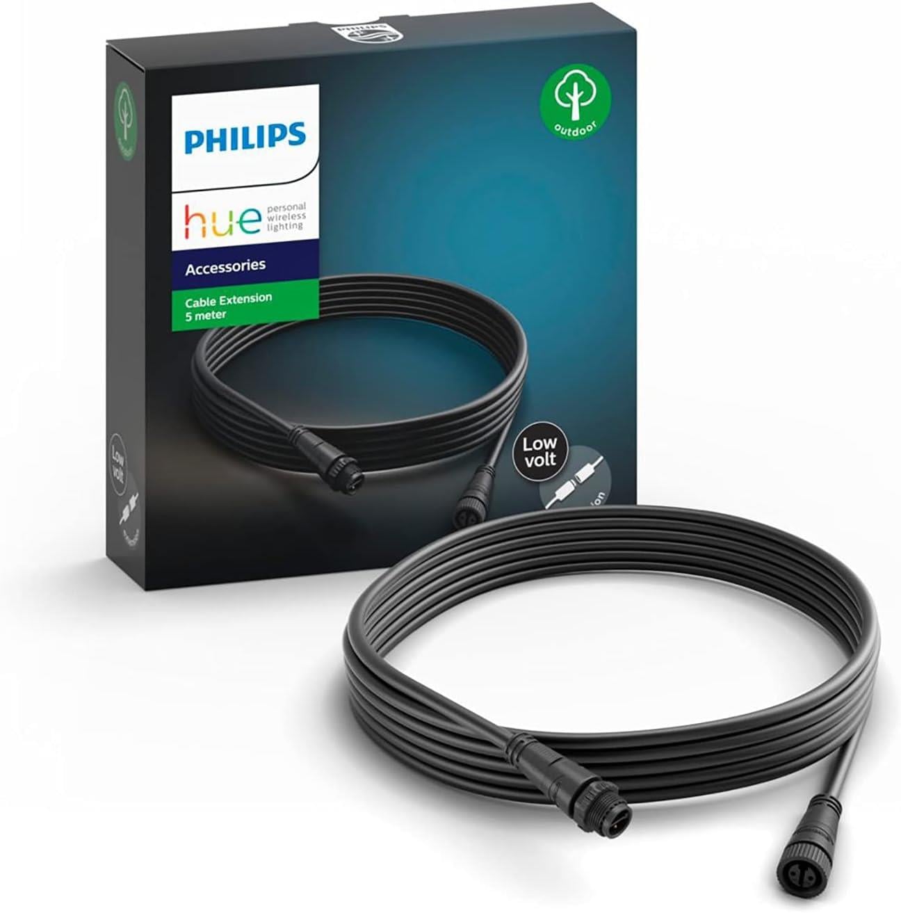 Philips Outdoor Düşük Voltaj Uzatma Kablousu 5mt. - 915005641701