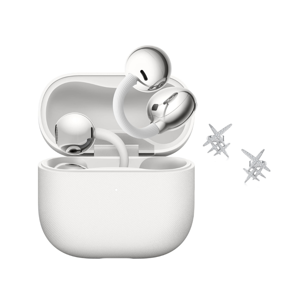 Huawei FreeClip2 Beyaz Bluetooth Kulaklık, Yıldız Charm Hediyeli