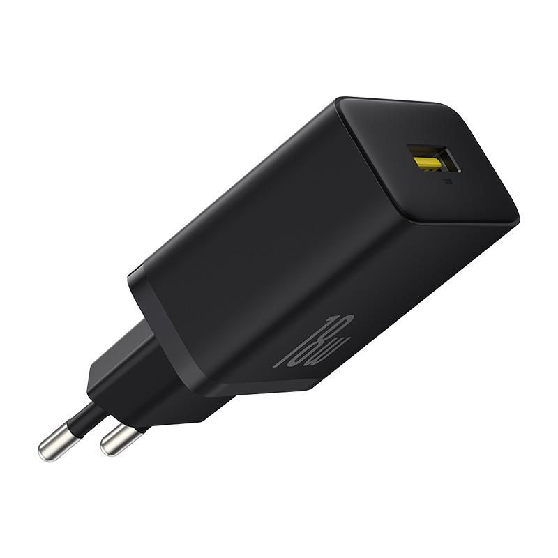 Baseus Cube Fast QC 3.0 18W USB-A Hızlı Şarj Aleti Cluster Black