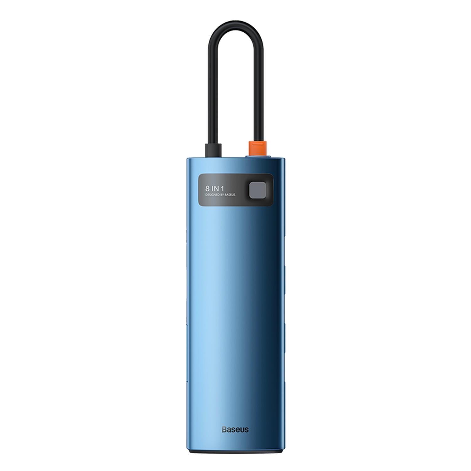 Baseus Metal Gleam Type-C HUB 8in1 USB-C to 3x USB 3.0 + HDMI + USB-C PD 4K 