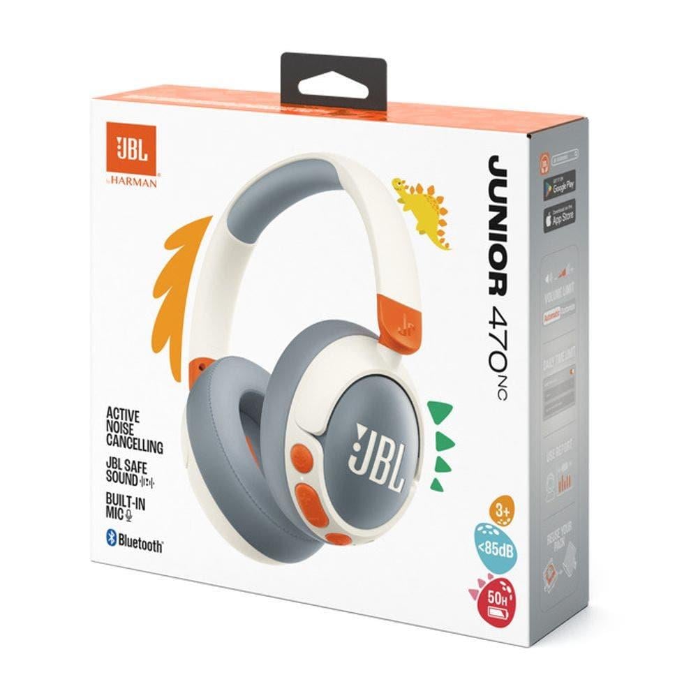 JBL JR470NC, Noise Cancelling Çocuk Kulaklığı, Beyaz