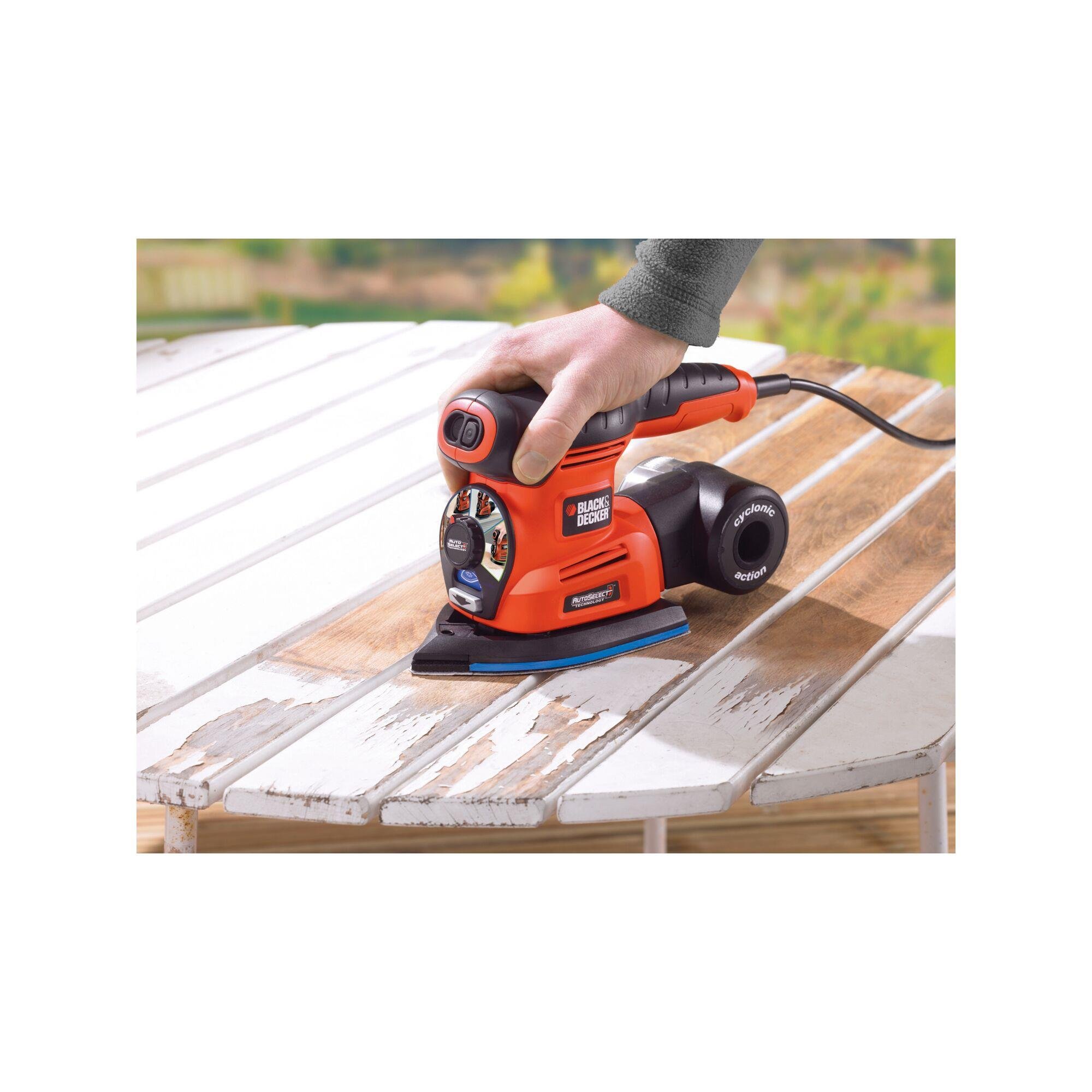 Black&Decker KA280K-QS 220 Watt AUTOSELECT Çok Amaçlı Zımpara