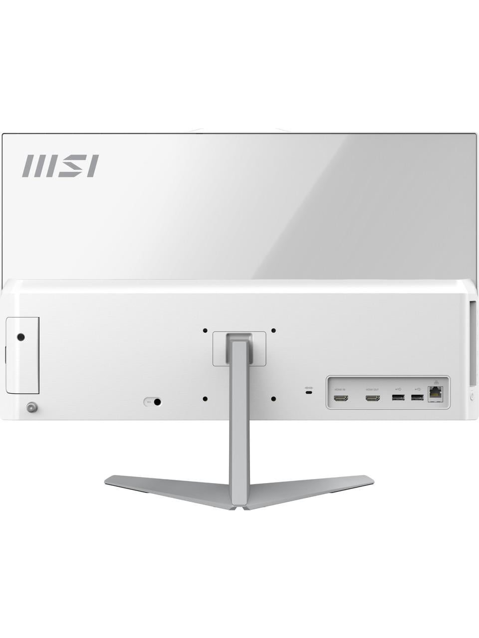 MSI MODERN AM242 12M-1895XTR 23.8 FHD 16:9 (1920X1080) I5-1235U 8GB DDR4 500GB SSD FDOS BEYAZ AIO PC