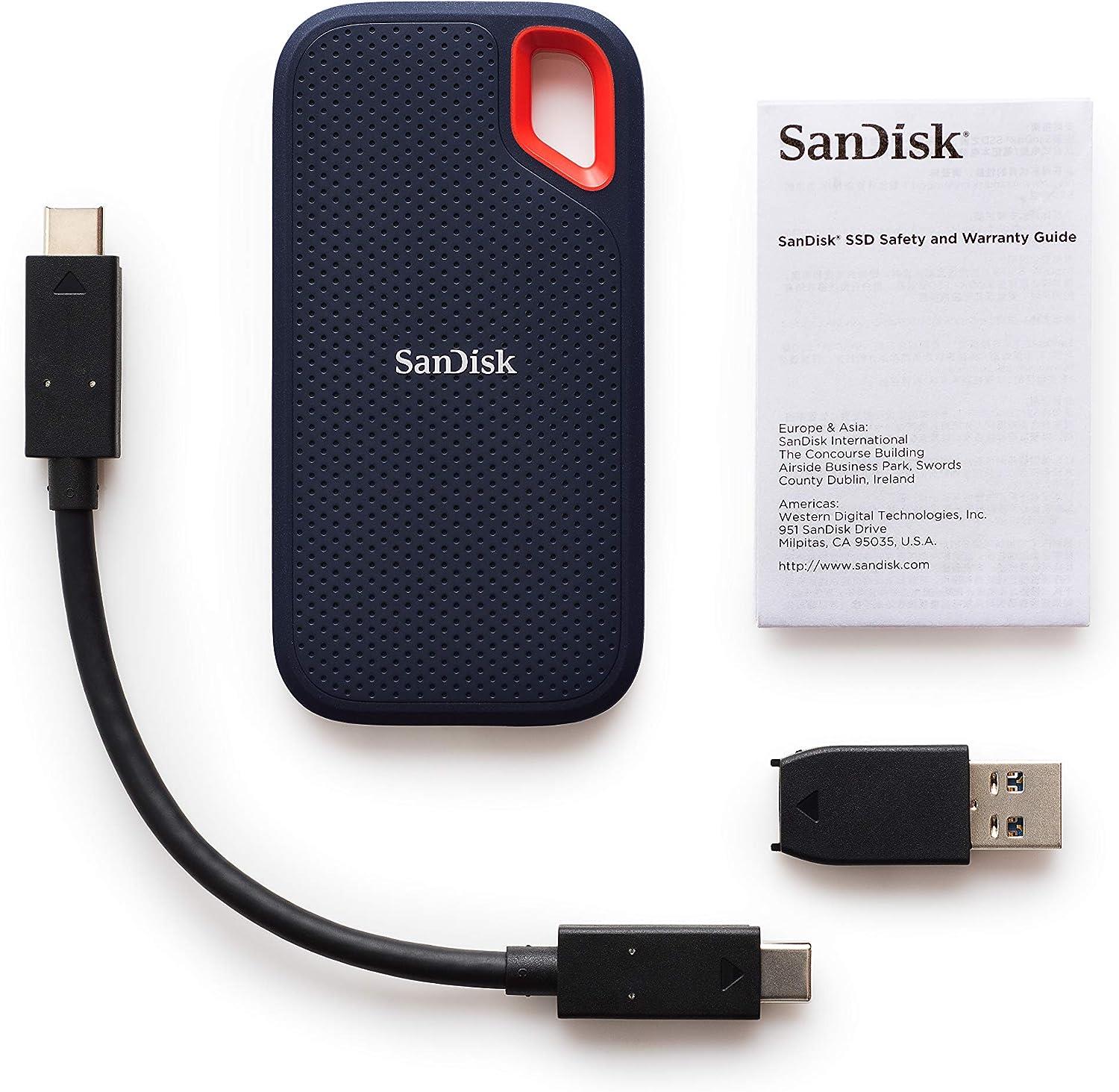 Sandisk EXTREME 500 GB TAŞINABİLİR SSD DİSK SDSSDE60-500G-G25