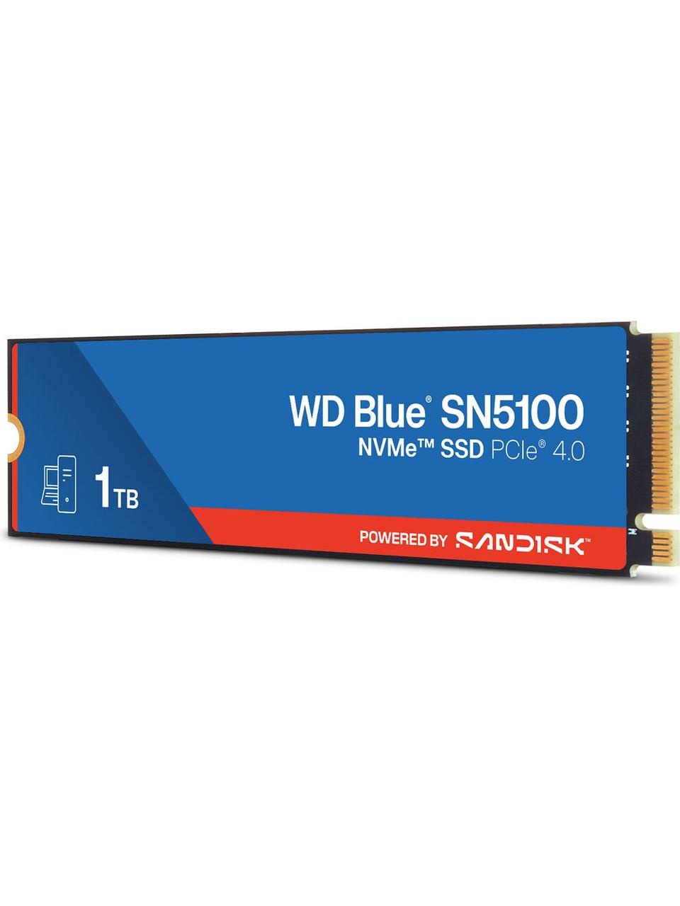 WD Blue SN5100 1tb WDS100T5B0E 7100/6700MB/S Pcıe Gen 4.0 M.2 2280 Nvme SSD