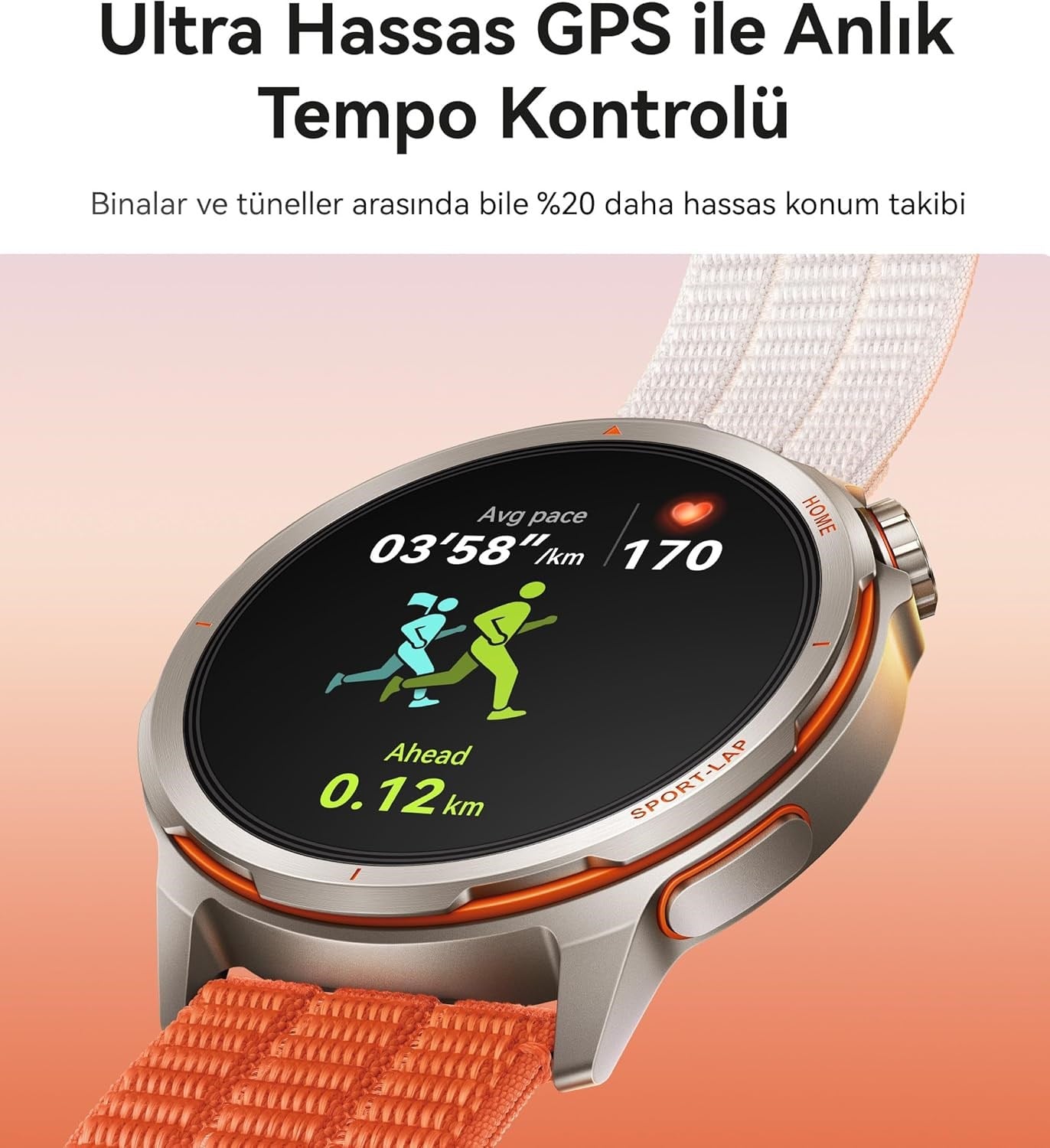 HUAWEI WATCH GT Runner 2 Akıllı Saat, Siyah