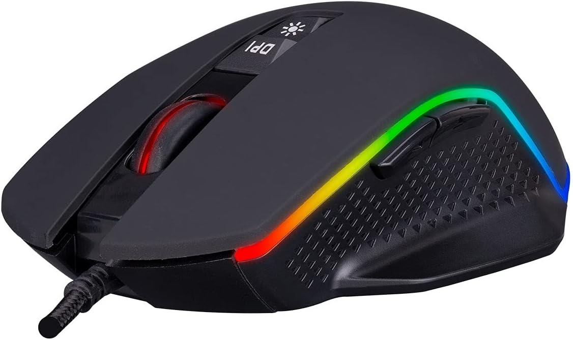 Everest RAGE-X2 Usb Siyah 800/1600/3200/4800/6400 dpi Gaming Oyuncu Mouse
