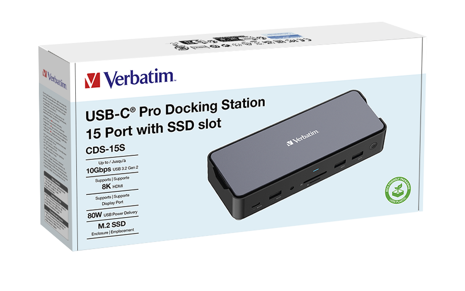32173-891 USB-C PRO DOCKING STATION 15 PORT WITH SSD SLOT CDS-15S