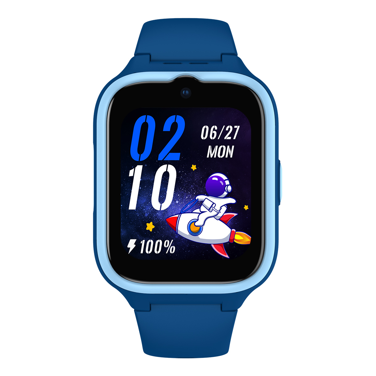 Buff Kids Watch Play 4.5G Sim Kartlı GPS Konum Takibi Görüntülü Görüşme IP68 Akıllı Çocuk Saati - Mavi