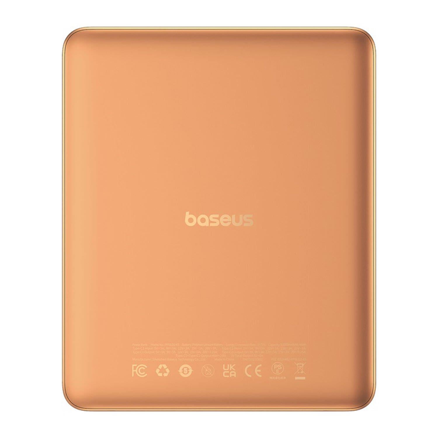 Baseus Blade2 65W 12.000 mAh Dijital Ekranlı Powerbank Turuncu
