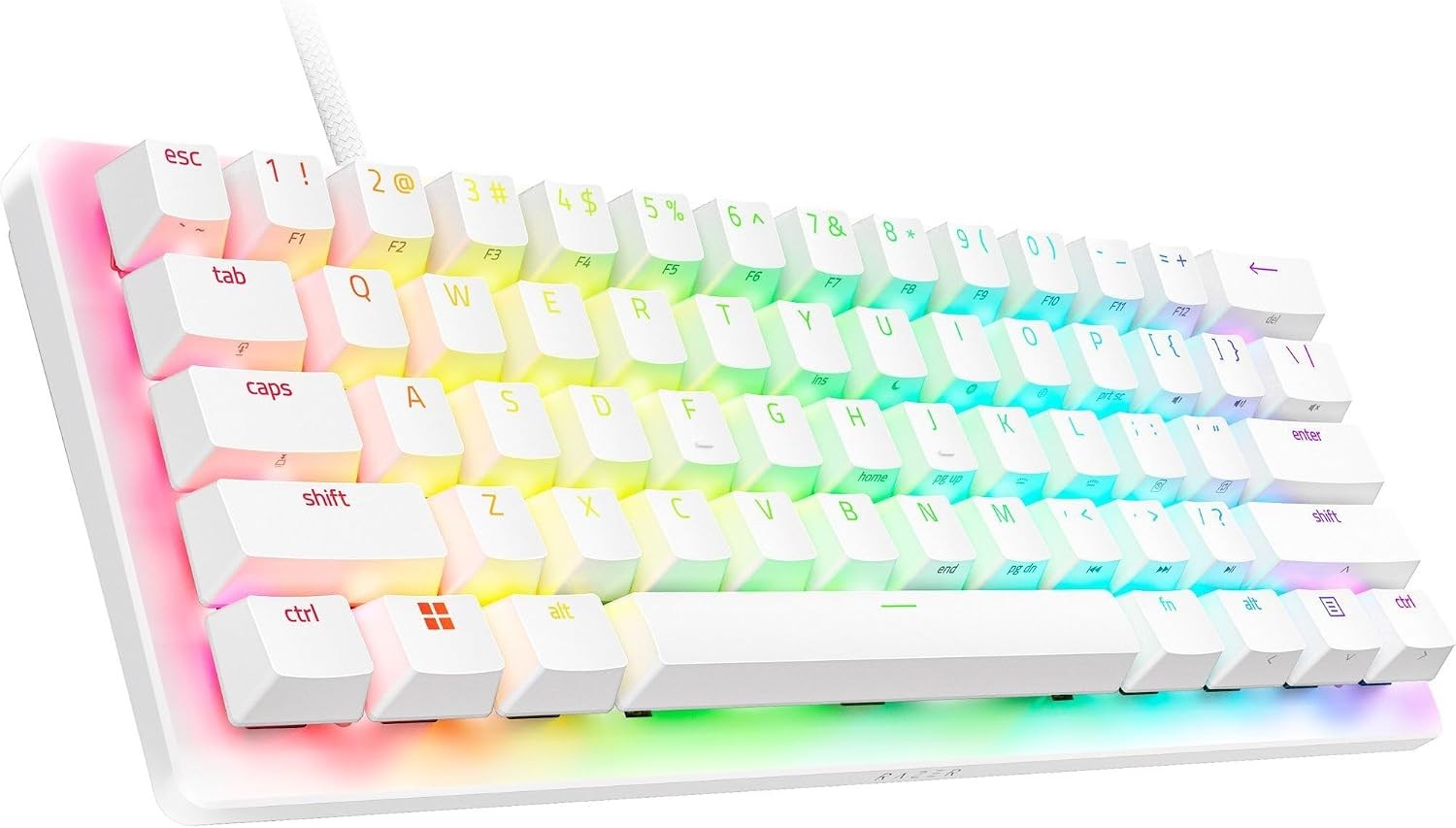Razer Huntsman V3 Pro Mini Klavye Beyaz U.S. Layout – RZ03-04991700-R3M1