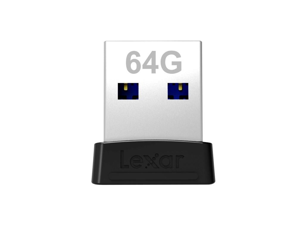LEXAR 64GB LJDS47-64GABBK USB BELLEK JUMPDRIVE USB 3.1 S47 64GB BLACK PLASTIC HOUSING UP TO 250MB/S