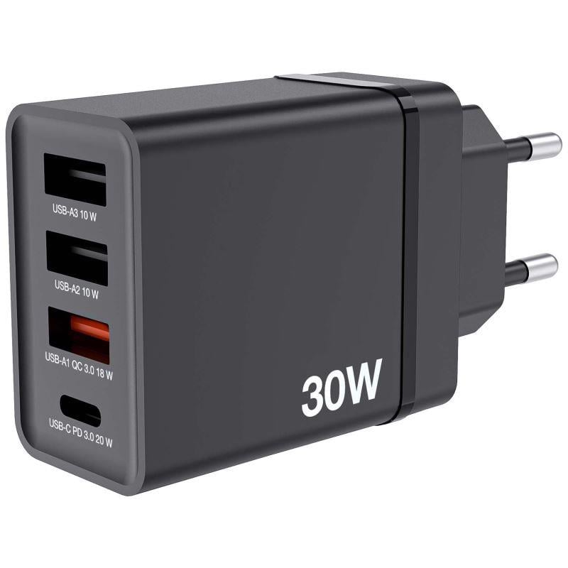 Verbatim 49700 CHR-30EU1 USB-CHARGER 30W BLACK