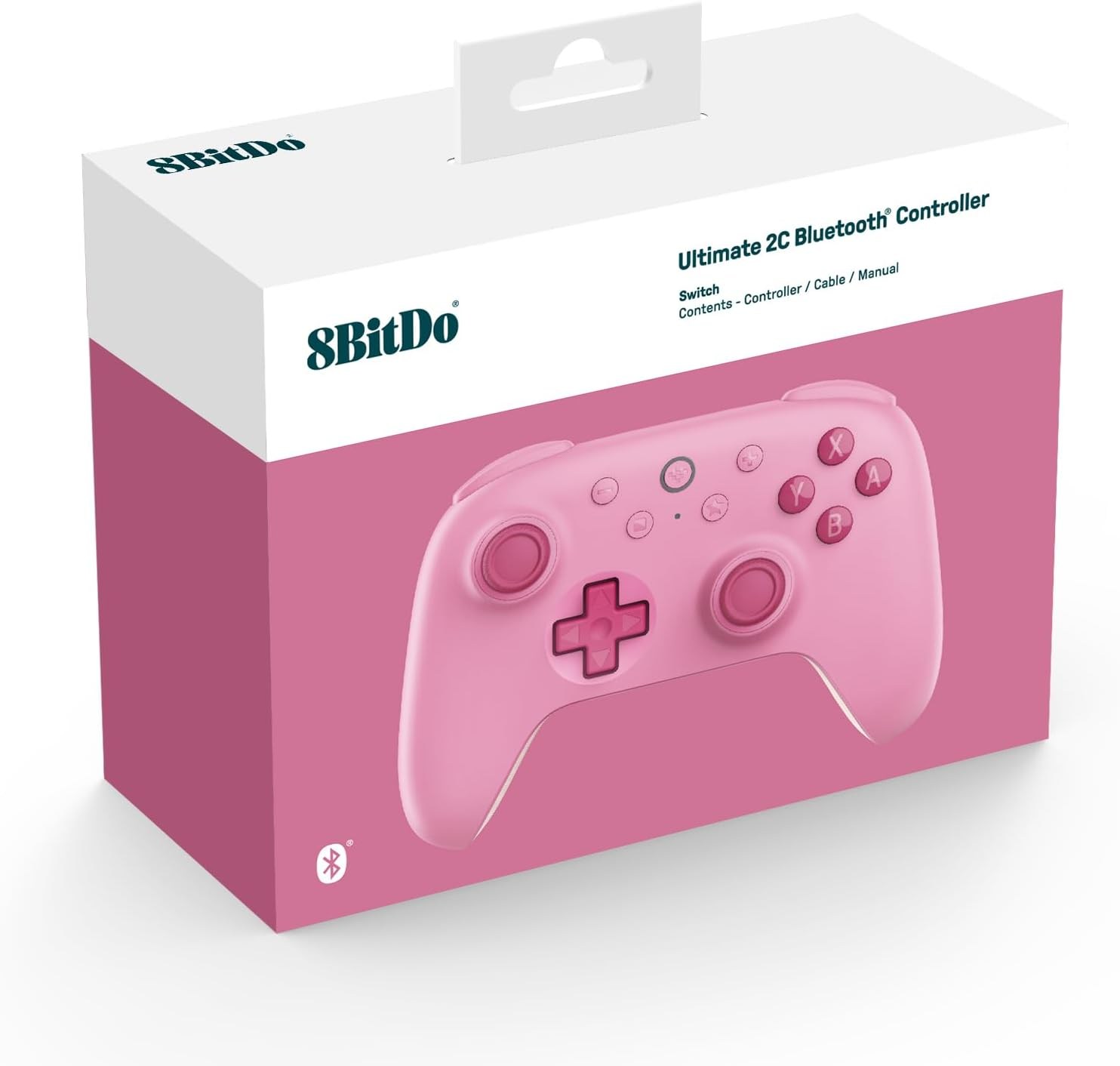 8BitDo Ultimate 2C Bluetooth Kablosuz Oyun Kolu - Pembe