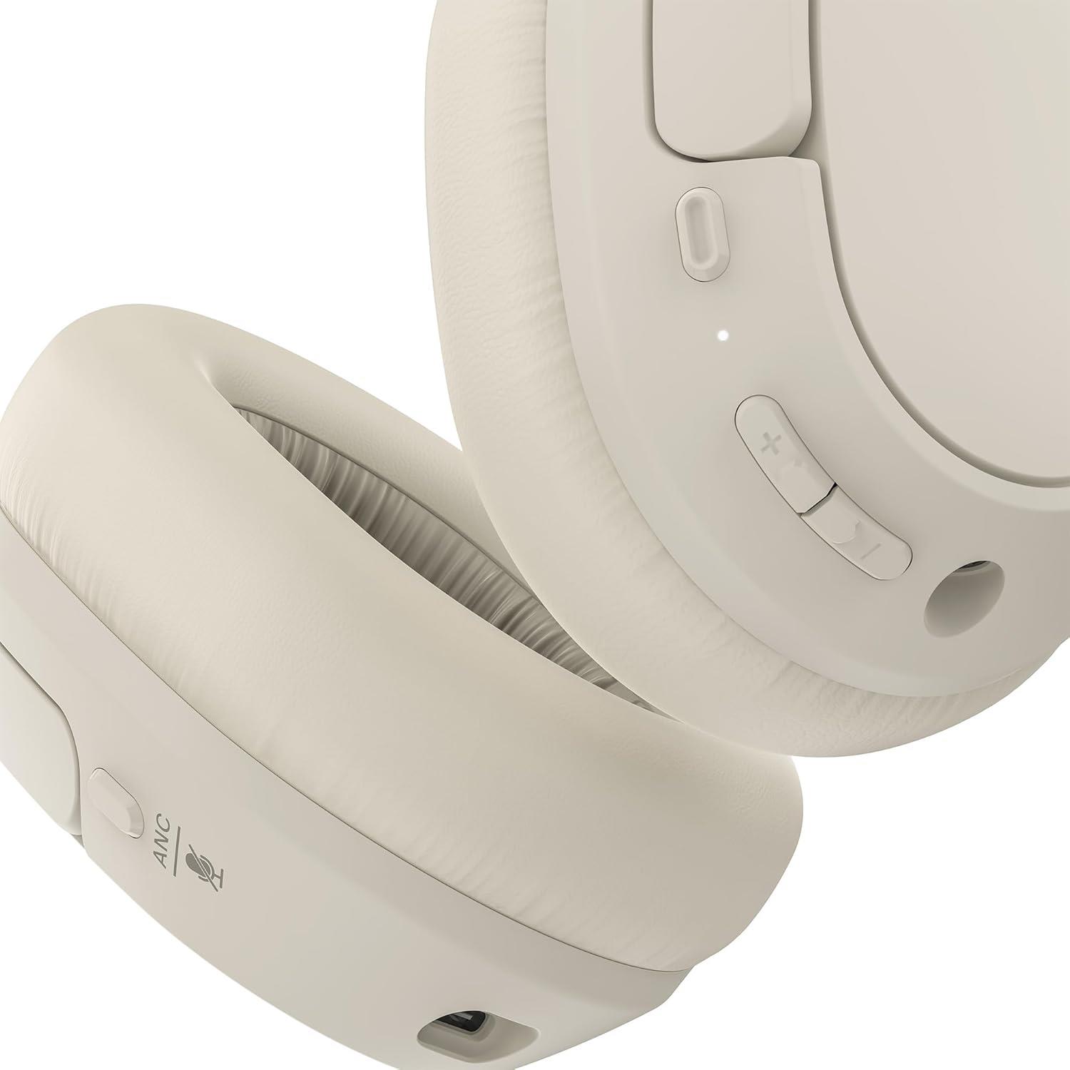 Belkin SoundForm Isolate Noise Cancelling Kablosuz Bluetooth kulaklık, Kum rengi