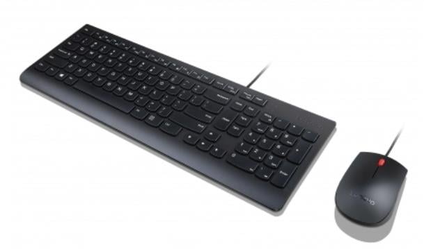 Lenovo Essential Wired Kablolu Klavye Mouse Set Siyah Türkçe Q - 4X30L79920