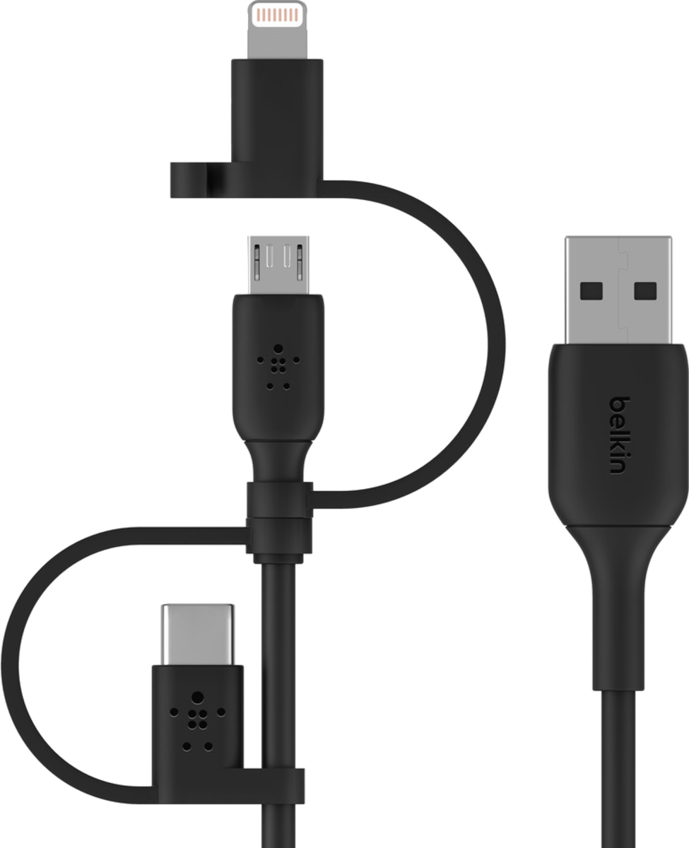Belkin CAC001BT1MBK Universal Kablo Micro-USB-USB-C-L
