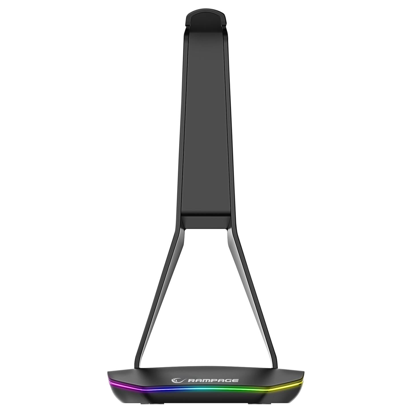 Rampage TOWER T14 Kulaklık İçin Stand RGB Işıklı 2*Usb Port Siyah
