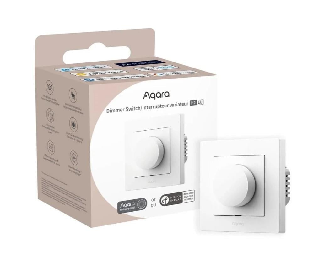 Aqara Akıllı Dimmer Switch H2 KD-R01D (Apple Home Destekli)