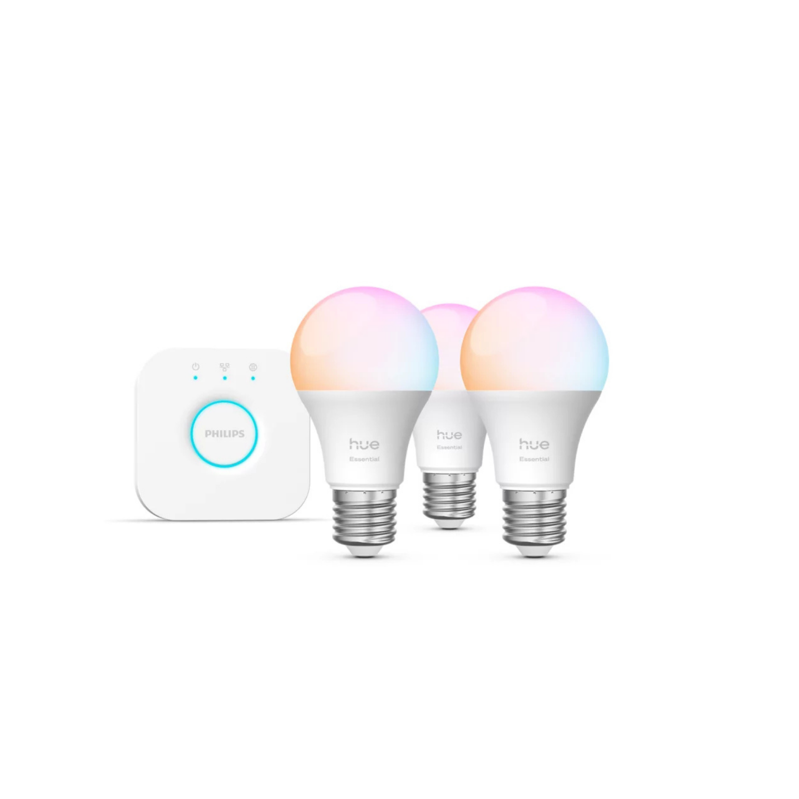 Philips Hue Essential 3'lü E27 Ampul Başlangıç Seti 806 Lumen