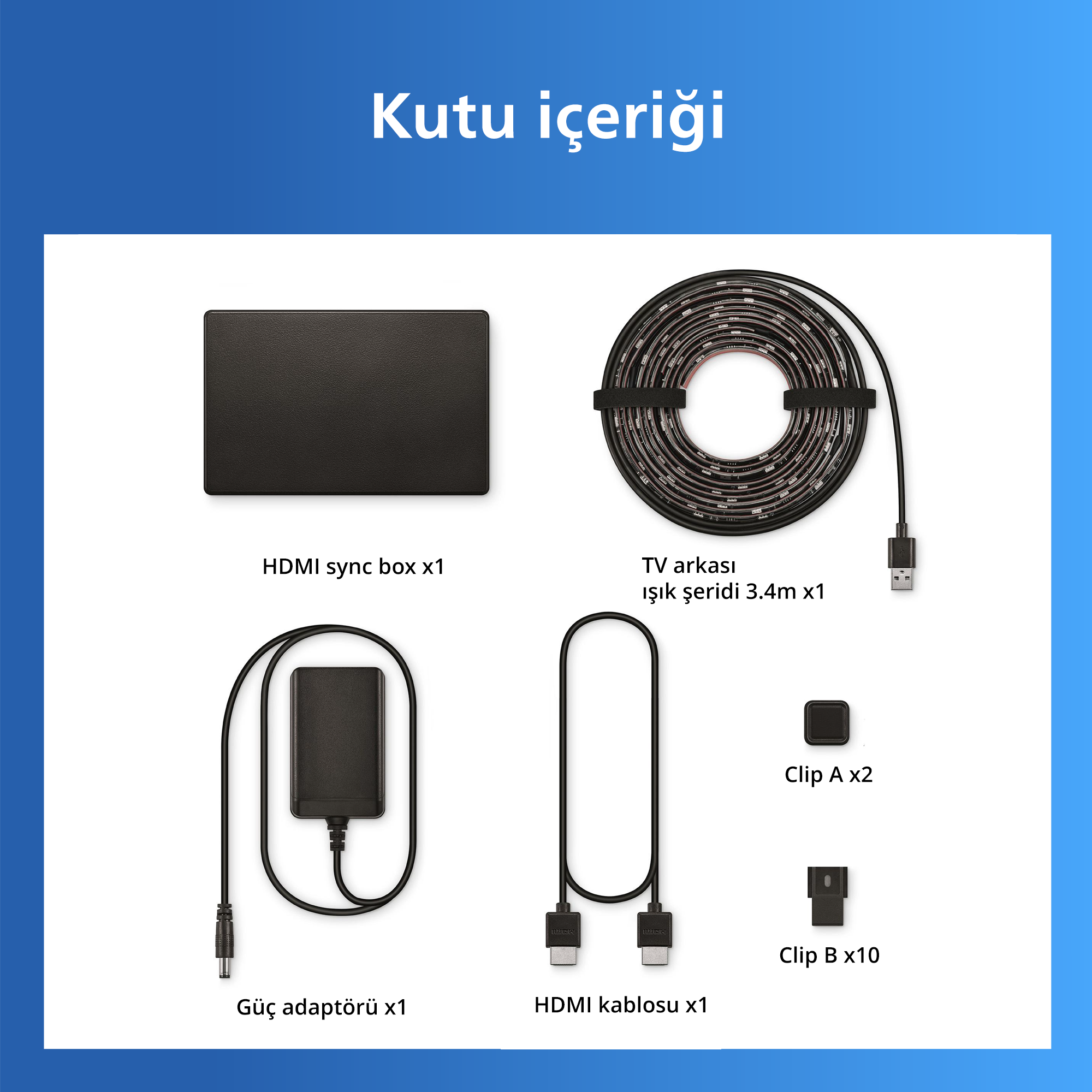 Philips Smart Lighting HDMI 2.0 Sync Box Kiti (55