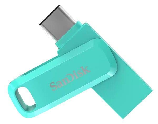 SanDisk Ultra Dual Drive Go USB Type-CTM Flash Drive 64GB Tiffany Green - SDDDC3-064G-G46G