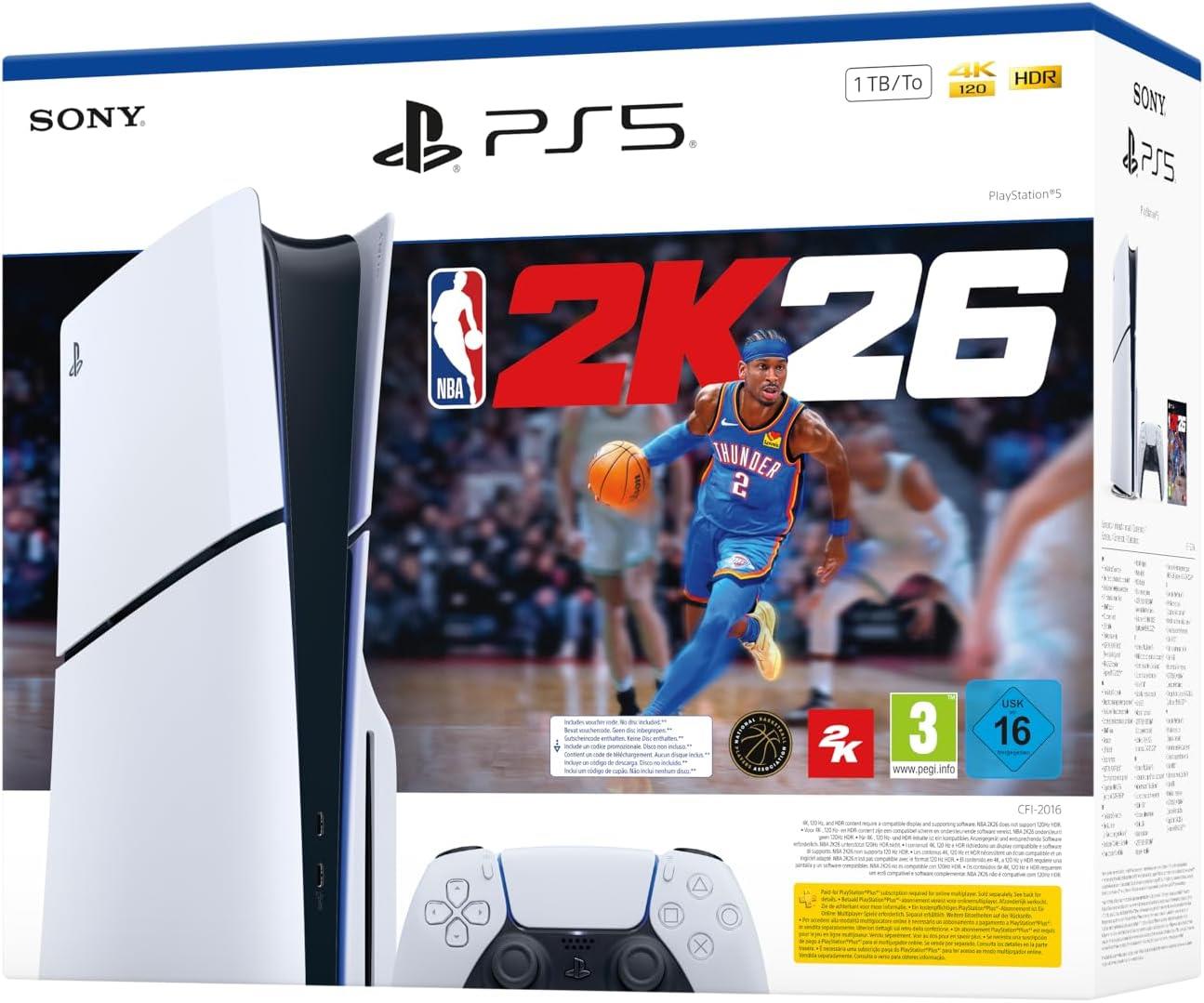 SONY PLAYSTATION 5 CONSOLE D/NBA2K26 BUNDLE