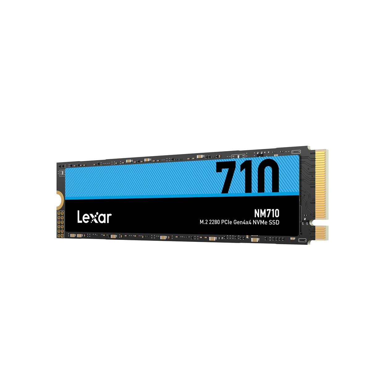 LEXAR SSD NM710X 2TB HIGH SPEED PCIe GEN 4X4 M.2 NVMe UP TO 4850 MB/S READ AND 4500 MB/S WRITE LNM710X002T-RNNNG