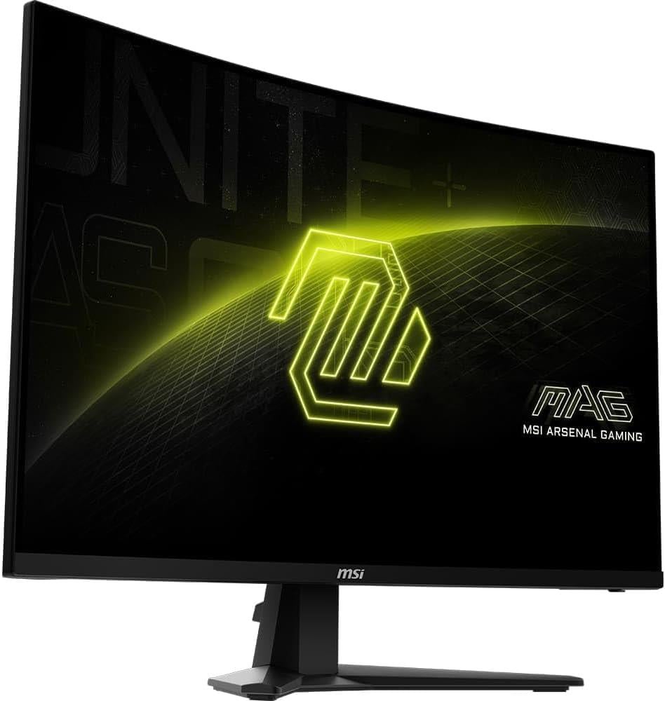 MSI 31.5 MAG 32CQ6F 2560x1440 (WQHD) 16:9 CURVE 1500R RAPID VA 180HZ 1MS ADAPTIVESYNC GAMING MONITOR