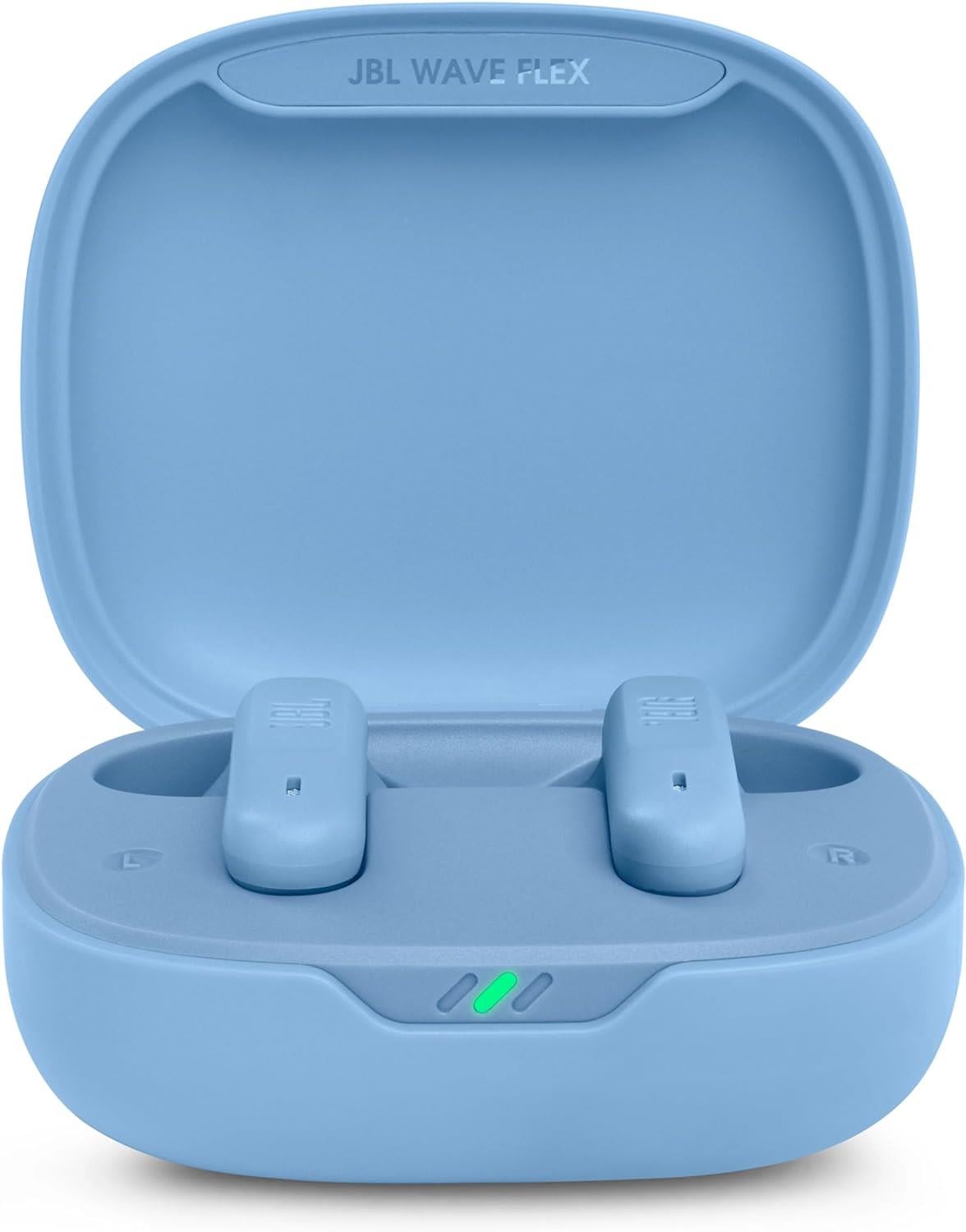 JBL Wave Flex Kablosuz Kulakiçi Kulaklık, Mavi