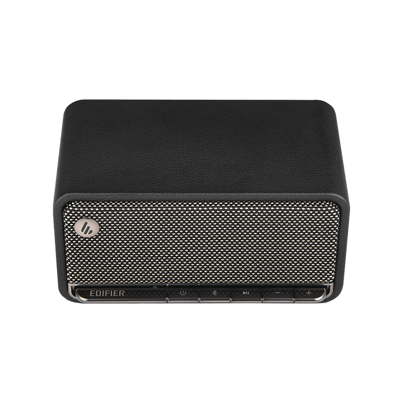 Edifier MP230 20W RMS Bluetooth 5.0 Retro Tasarımlı Taşınabilir Kablosuz Hoparlör – Ahşap Kabin, AUX/USB-C/TF Kart - Retro Siyah