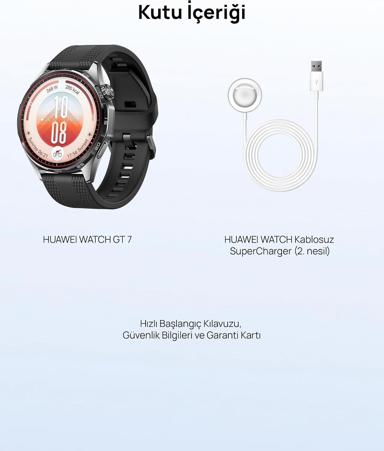 Huawei WATCH GT 7 46mm Akıllı Saat, Siyah

