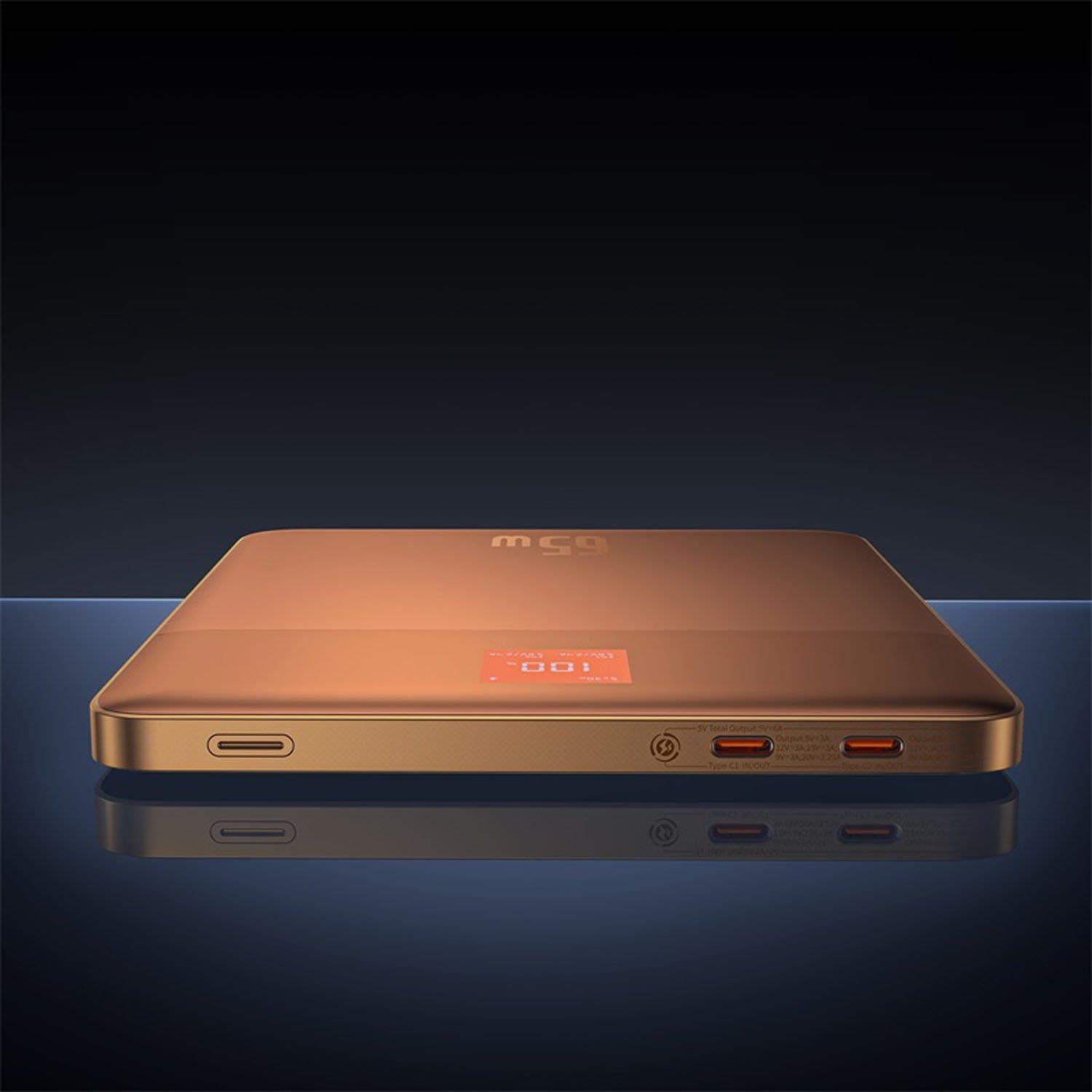 Baseus Blade2 65W 12.000 mAh Dijital Ekranlı Powerbank Turuncu