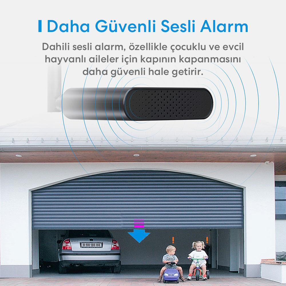 Meross Akıllı Çoklu Garaj Anahtarı 3 Kapı MSG200