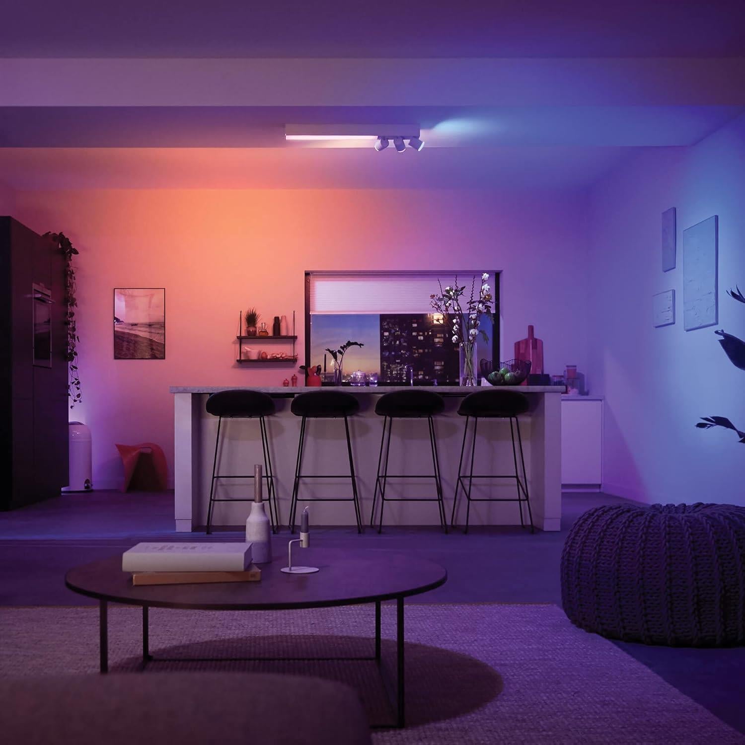 Philips Hue Centris Renkli 3'lü Spot Tavan Lambası, Beyaz